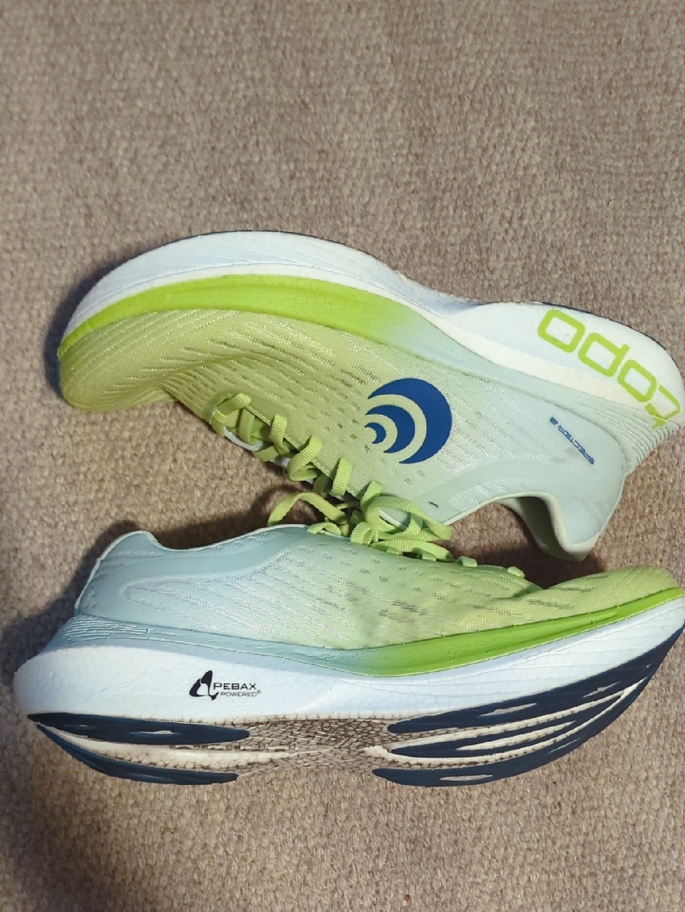 Mens Topo Athletics Specter 2 Running Shoes Blue/Green Size 12.. - Picture 3 of 9